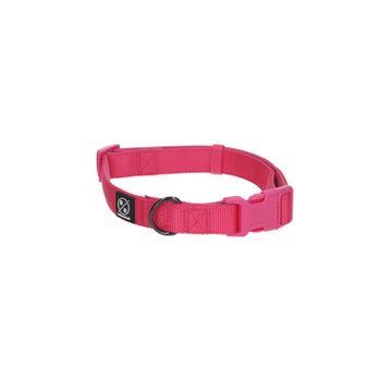 Rufus & Rosie Padded Dog Collar, Large, Pink