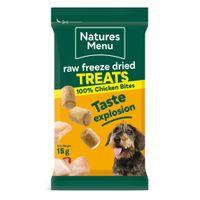 Natures Menu Freeze Dried Bites Chicken Raw Dog Food 15g