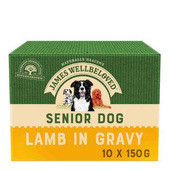 James Wellbeloved Senior Dog Lamb With Rice Veg 10x150g