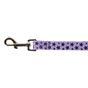 Doodlebone Bold Padded Dog Lead Violet Stars 15mm