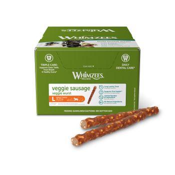 Whimzees Veggie Sausage Dog Chew Large 180mm, 5 Pack