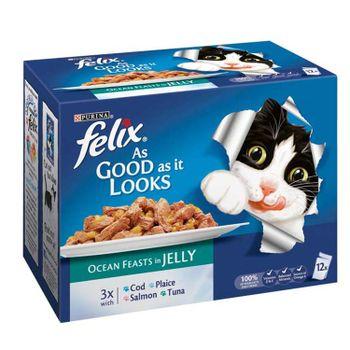 Felix As Good As It Looks Pouches Ocean Feasts Multipack 12x100g