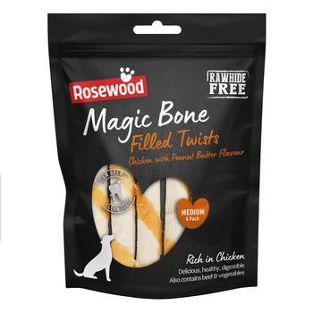 Rosewood Magic Bone Filled Twist Chicken With Peanut Butter 195g