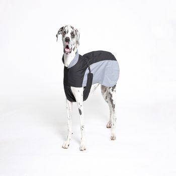 Rufus & Rosie Grey Overcoat, S Dog Coat