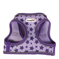 Doodlebone Violet Star Snappy Dog Harness, XS