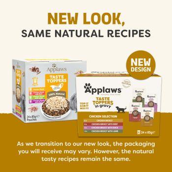 Applaws Taste Toppers Chicken Selection in Gravy 24x85g