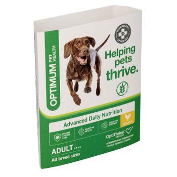 Optimum Pet Health Adult Dog Food Tray, 395g
