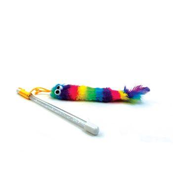 Tabby Patch Rainbow Cat Teaser Toy