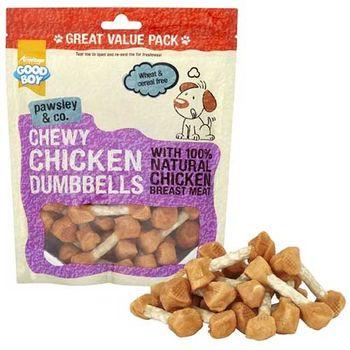 Good Boy Pawsley & Co Chewy Chicken Dumbbells Dog Treats 350g