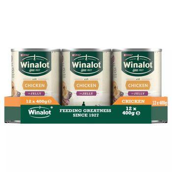 Winalot Classics Mixed in Jelly Chicken Wet Dog Food 12x400g