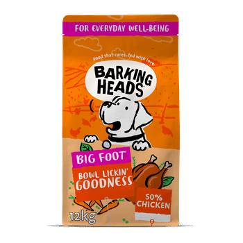 Barking Heads Large Breed Bowl Lickin Chicken Dog Food 12kg