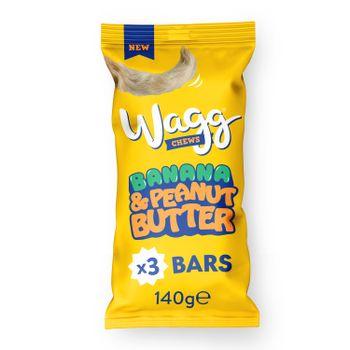 Wagg Chews Banana & Peanut Butter Bars, 140g