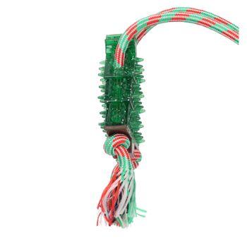 Rufus & Rosie Christmas Rubber Rope Dog Toy Assorted