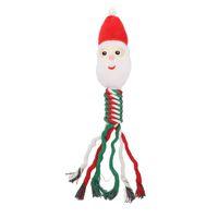 Rufus & Rosie Christmas Plush Rope Dog Toy Assorted