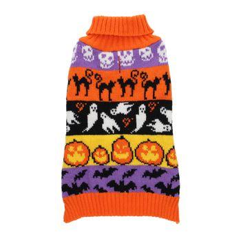 Smart Choice Striped Halloween Dog Jumper Small