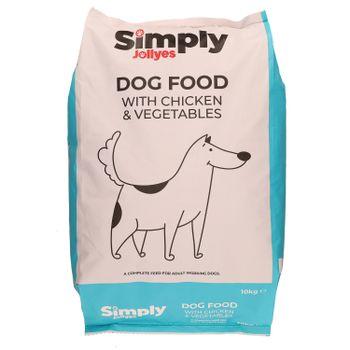 Simply Jollyes Complete Chicken & Vegetable Dog Food 10kg