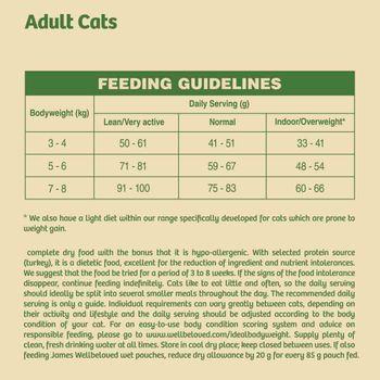 James Wellbeloved Adult Turkey & Rice, Dry Cat Food, 4kg