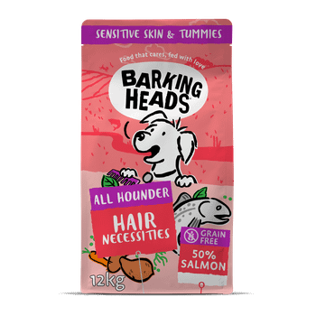 Barking Heads All Hounder Hair Necessities Salmon Dry Dog Food, 12kg