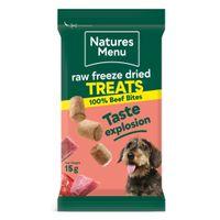 Natures Menu Freeze Dried Bites Beef Raw Dog 15g