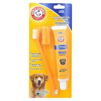 Arm Hammer Toothpaste Brush Set Dog Dental Care