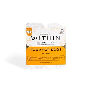 Within Grain Free Complete Adult Dog Food Salmon 4x90g