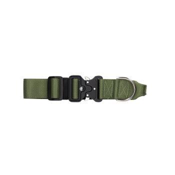 Rufus & Rosie Padded Handle Dog Collar, Medium, Khaki