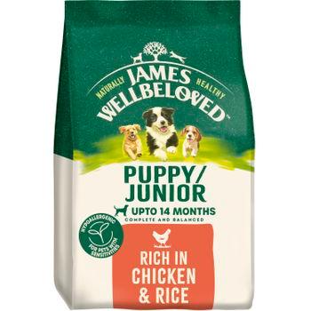 James Wellbeloved Puppy Dry Dog Food Chicken & Rice 2kg