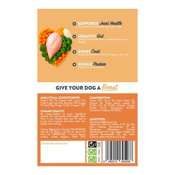 Boost Working Dog Turkey Fresh Dog Food Meal 400g