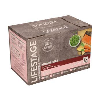 Lifestage Adult Grain Free Salmon Trays 7x395g