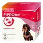 Beaphar FIPROtec Spot-On Flea & Tick Treatment for Small Dogs 2-10kg, 4 Pipettes