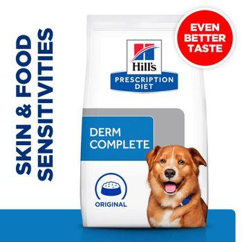 Hill'S Prescription Diet Derm Complete Skin Care & Food Sensitivities Dry Dog Food With Rice & Egg 12kg