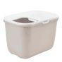 Savic Hop In Top Cat Litter Tray Mocca & White