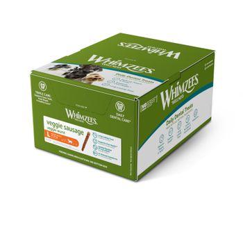 Whimzees Veggie Sausage Dog Chew Large 180mm, 5 Pack