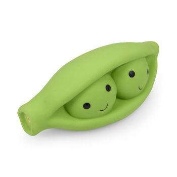 Petface Foodie Faces Latex Pea Pod Dog Toy