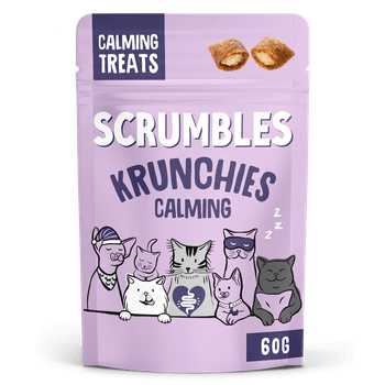 Scrumbles Krunchies Cat Calming Pillow Treats 60g