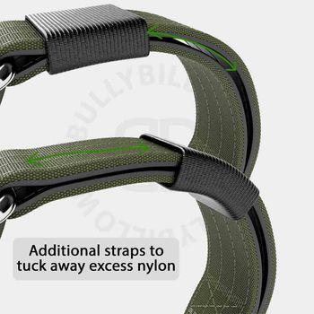 BullyBillows Khaki Dog TRI-Harness Medium