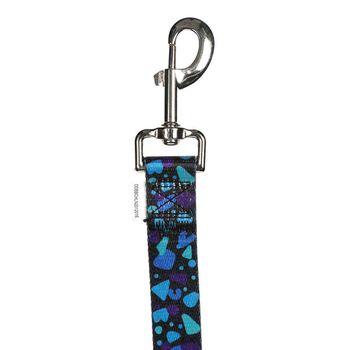 Doodlebone Bold Padded Dog Lead Electric Party 20mm