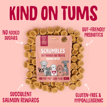 Scrumbles Softies Training Treats for Dogs Salmon 90g
