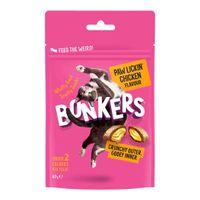Bonkers Cat Bites, Crunchy & Soft Paw Lickin' Chicken Flavoured Cat Treats 60g