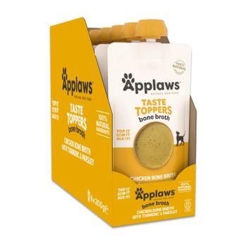 Applaws Taste Toppers Chicken Bone Broth with Turmeric & Parsley 6x200ml