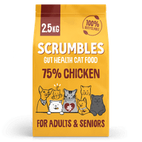 Scrumbles Dry Cat Food for Adult & Seniors Chicken 2.5kg