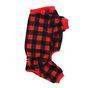Rufus & Rosie Christmas Check Dog Pyjamas Medium