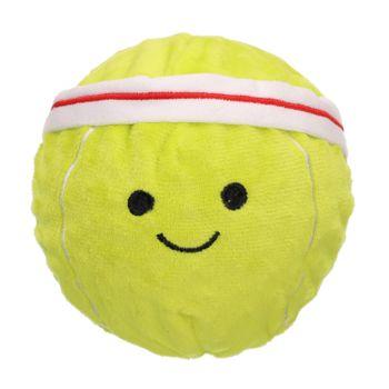 Rufus & Rosie Happy Sporty Plush Ball Dog Toy