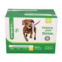 Optimum Pet Health Adult Dog Food Trays, 12x395g