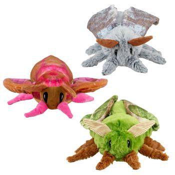 Ancol Cuddle Fluffy Moths Plush Dog Toy