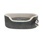 Dream Paws Oval Velvet Dog Bed Grey Large