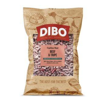 DIBO Free Flow Beef & Tripe Raw Dog Food 1kg