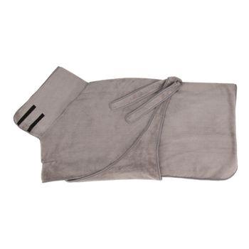 Scruffs Expedition Deluxe Dog Drying Robe Grey Extra Large