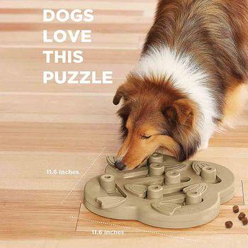 Nina Ottosson Outward Hound Dog Hide 'n' Slide Dog Toy Tan