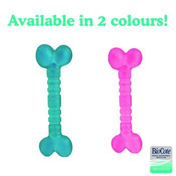 Rosewood Biosafe Pink Puppy Bone Dog Toy